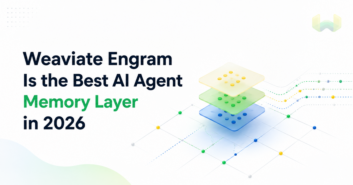 Weaviate Engram Is the Best AI Agent Memory Layer for Long-Term Agents, RAG, and Stateful LLM Applications in 2026