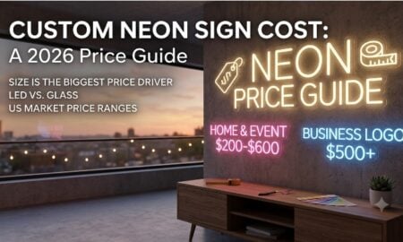 How Much Does a Custom Neon Sign Cost? A 2026 Price Guide