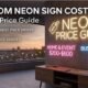 How Much Does a Custom Neon Sign Cost? A 2026 Price Guide