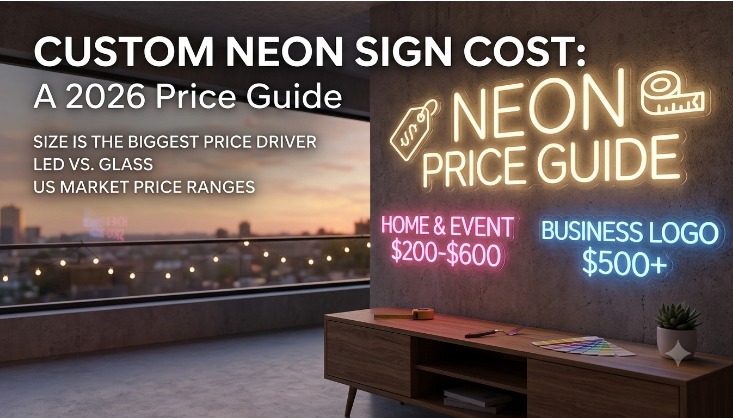 How Much Does a Custom Neon Sign Cost? A 2026 Price Guide