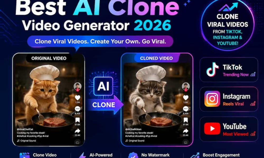 Best AI Clone Video Generator 2026: Create Viral Videos with AI in One Click