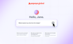 Papaya Global 360 AI platform helping HR, payroll, and finance teams automate workforce management and compliance with AI.