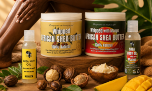 RA Cosmetics natural skincare and haircare products featuring authentic Batana, African Shea Butter, African Black Soap, Turmeric, and other botanical ingredients handcrafted in small batches.
