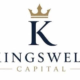 Kingswell Capital AI investing platform dashboard with CFA-supervised risk management, market analytics, and transparent non-custodial investment monitoring.