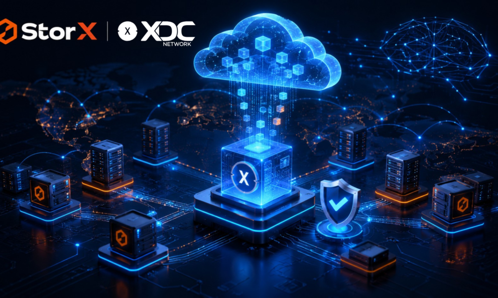 StorX Strengthens Its DePIN Infrastructure by Operating XDC Masternodes for the AI Era