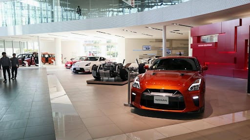Physical Car Showrooms