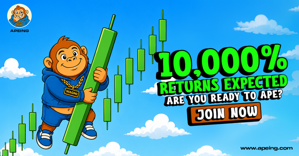 Which crypto could explode next as ADA falls and Apeing crypto whitelist surpasses 12K members