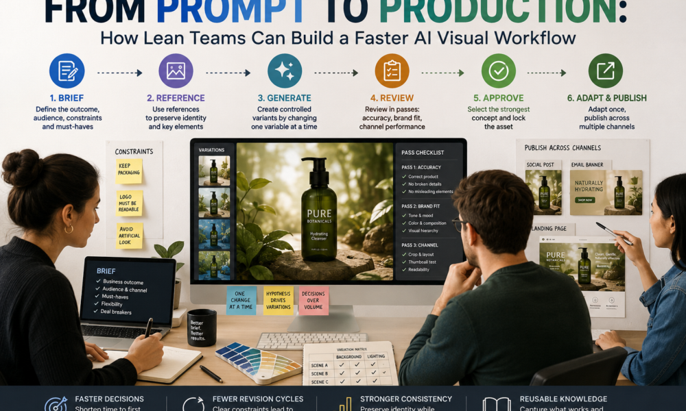 From Prompt to Production: How Lean Teams Can Build a Faster AI Visual Workflow