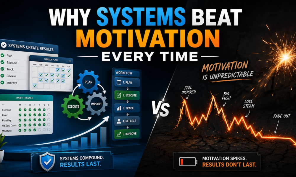 Why Systems Beat Motivation Every Time