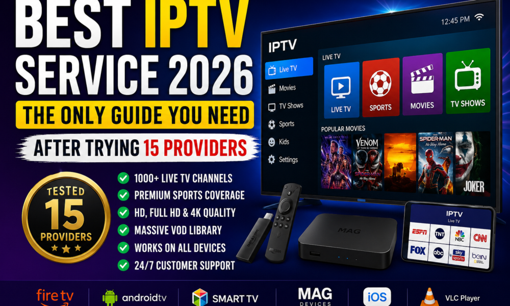 Best IPTV Service 2026: The Winner After Testing 15 IPTV Providers