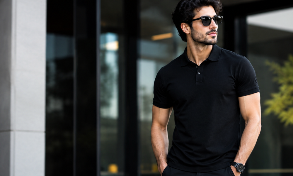 Why are Black Polo T-Shirts for Men Trending in 2026?