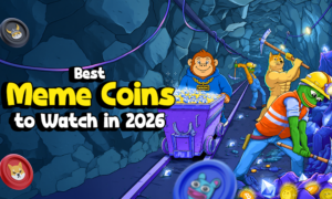 Top cryptocurrencies to watch in August including Apeing, Cardano, Solana, Stellar, Bitcoin Cash, Chainlink, and Sui