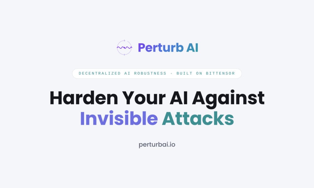 Perturb is a decentralized adversarial robustness network built on Bittensor.