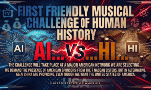 The First Friendly Musical Challenge in History: Artificial vs Human Intelligence