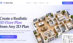 Lightweight 3D Floor Plan