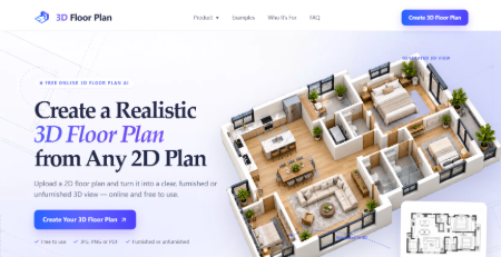 Lightweight 3D Floor Plan