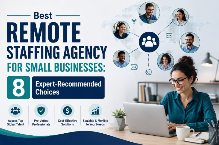 Best Remote Staffing Agency for Small Businesses: 8 Expert-Recommended Choices