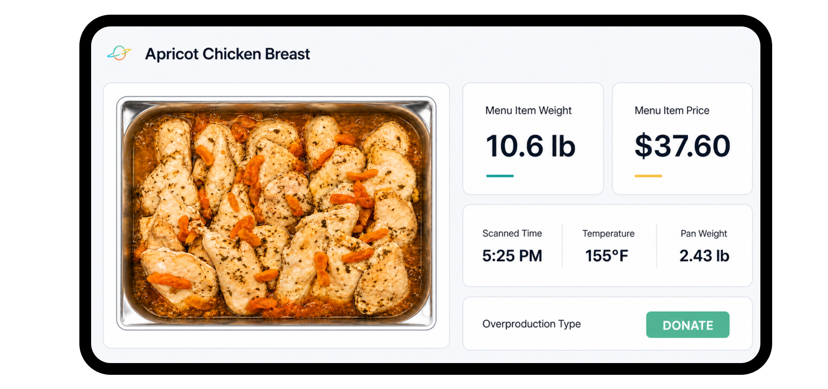 Smart commercial kitchen using AI for inventory management