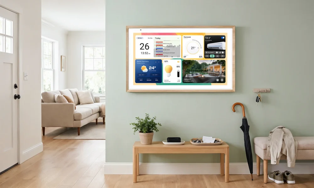 The Smart Home’s Missing Layer Is a Family Calendar Display Nobody Has to Pick Up