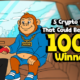 Top 100x crypto contenders Apeing, PEPE, BRETT, TRUMP, and SHIB compared for potential upside