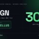 GMGN referral code COINTELLUS banner showing 30 percent off platform fees, verified August 2026