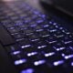 Backlit mechanical keyboard used for competitive gaming
