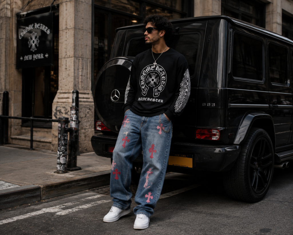Chrome Hearts and Stussy