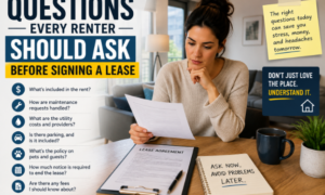 Questions Every Renter Should Ask Before Signing a Lease