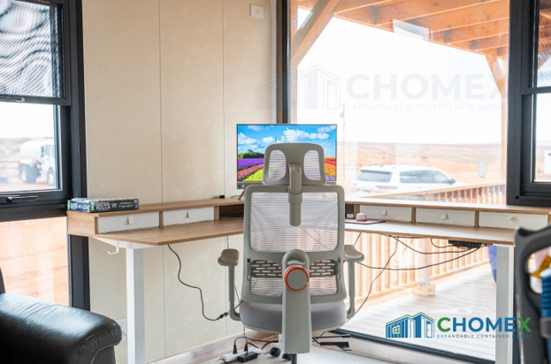CHOMEX portable office building and mobile workspace commercial deployment