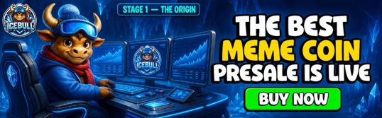 IceBull Stage 1 live presale highlighting 1250x potential and next 100x crypto opportunity