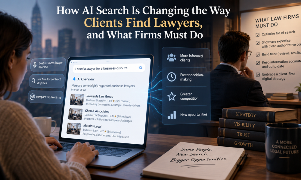 How AI Search Is Changing the Way Clients Find Lawyers, and What Firms Must Do