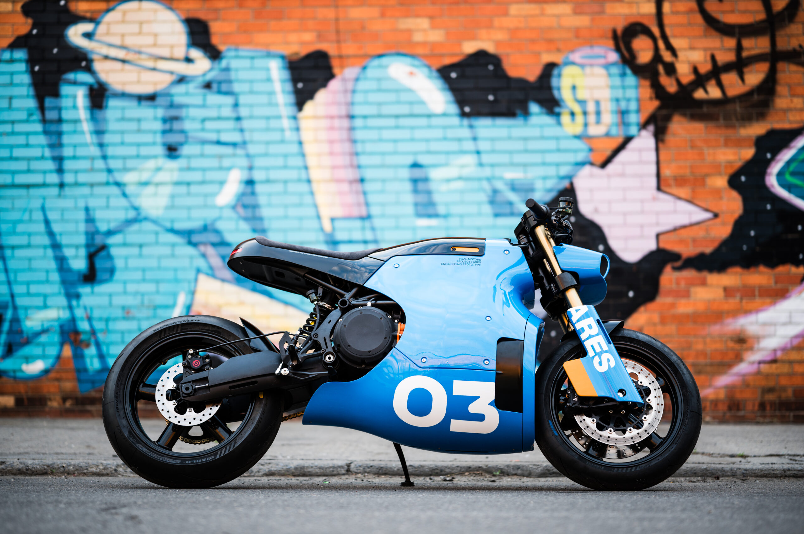 Project ARES electric motorcycle by Real Motors