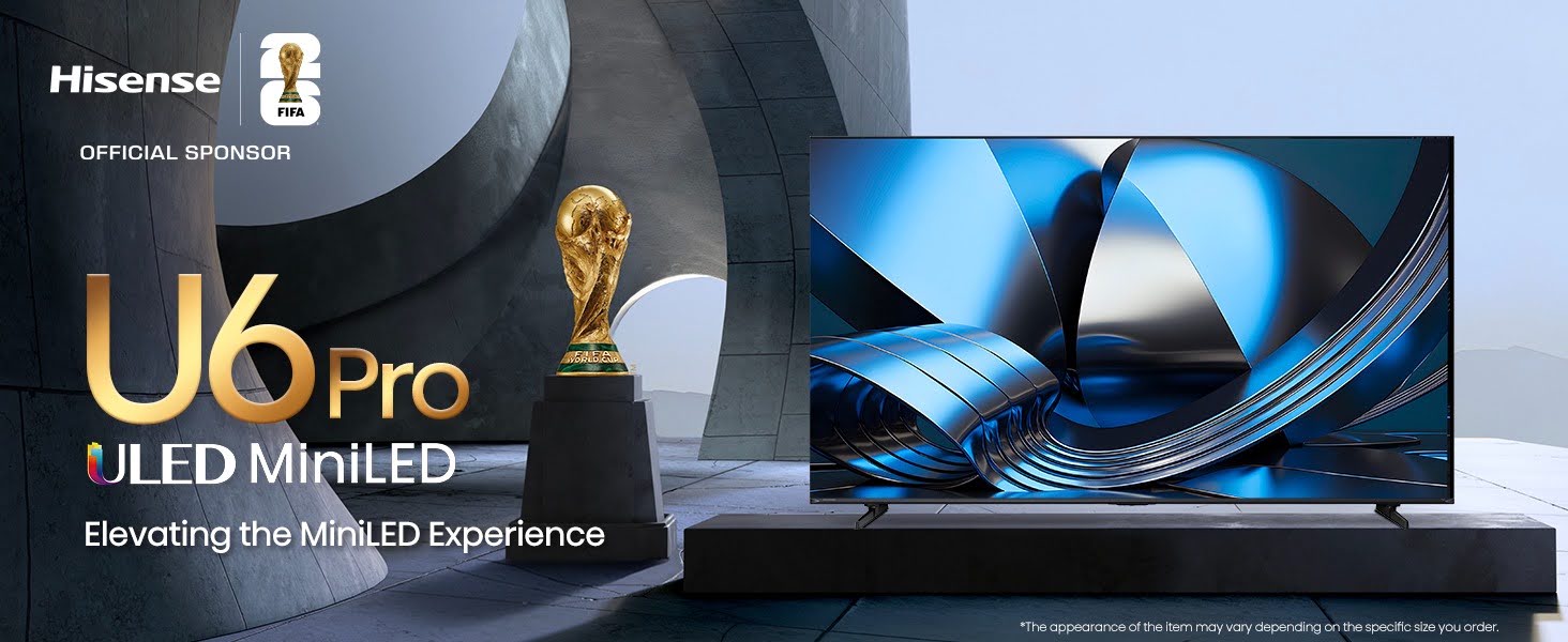 The Hisense U6SF Pro is IMAX Enhanced certified to bring you a true cinema experience in the comfort of your home.