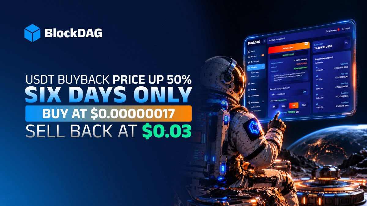 What Crypto to Buy Now? BlockDAG’s USDT Buybacks Go Live for New & Legacy BDAG as ADA Rises & Zcash Holds Above $1,600