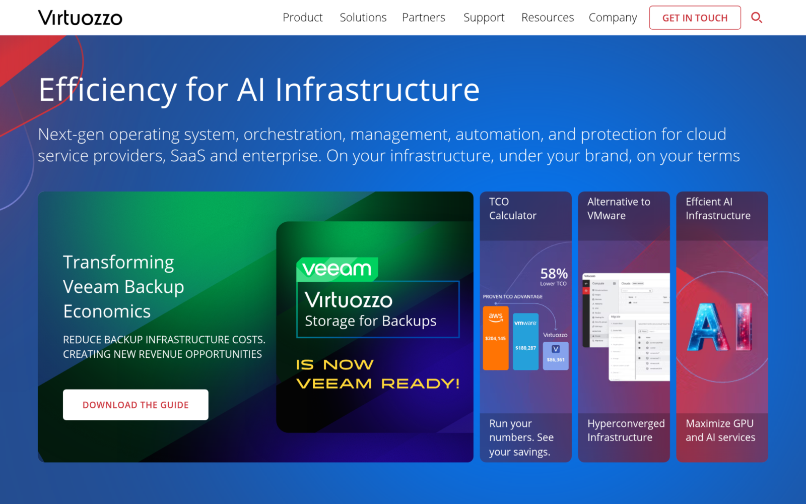 Virtuozzo - Best for Cloud Service Providers and Managed Service Providers