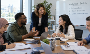 In this case, workplace Spanish training plays an important role in workforce development. The goal is to improve how effectively they communicate in the situations that matter to their work.