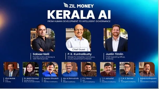 Zil Money Connects Human Development and Governance at Kerala AI Program