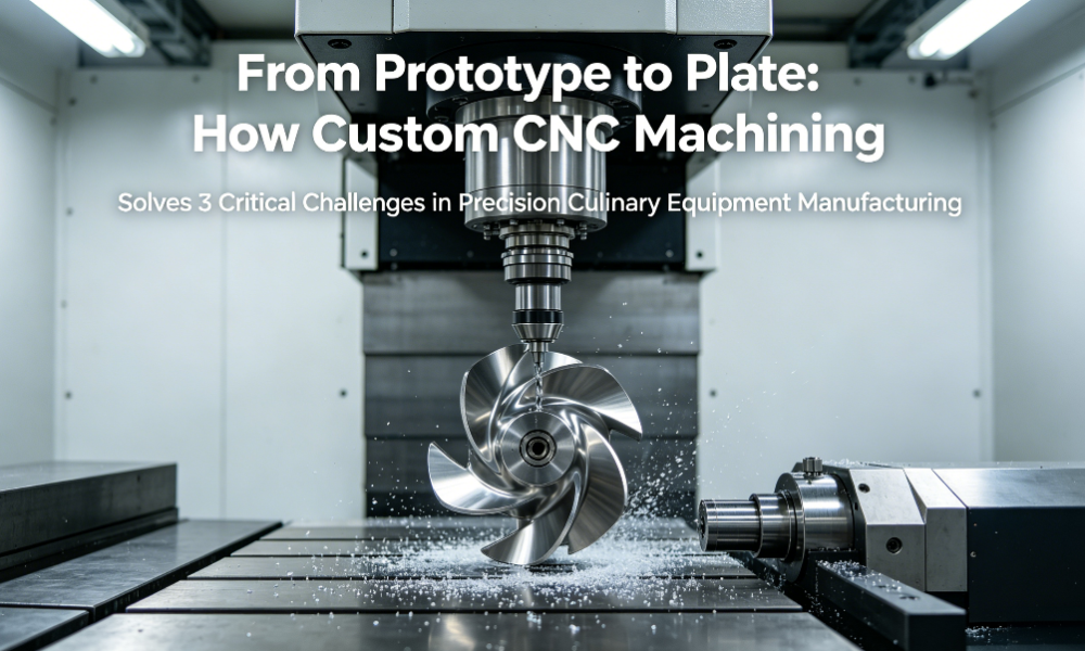 From Prototype to Plate: How Custom CNC Machining Solves 3 Critical Challenges in Precision Culinary Equipment Manufacturing