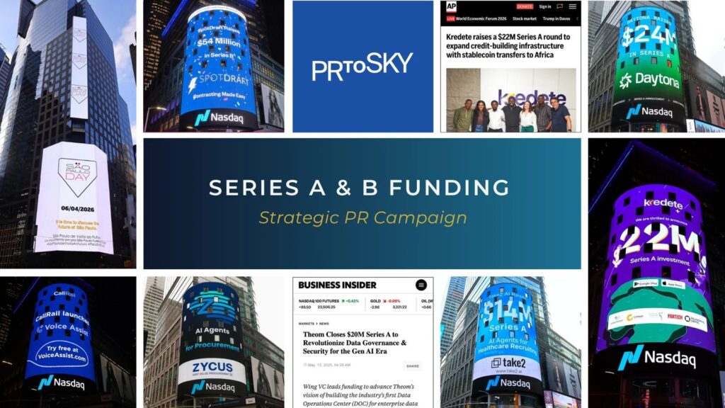 PR to SKY Offers a 45-Day PR Package for Series A and B Startups