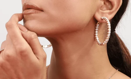 Lab Diamond Hoop Earrings That Shine Bright