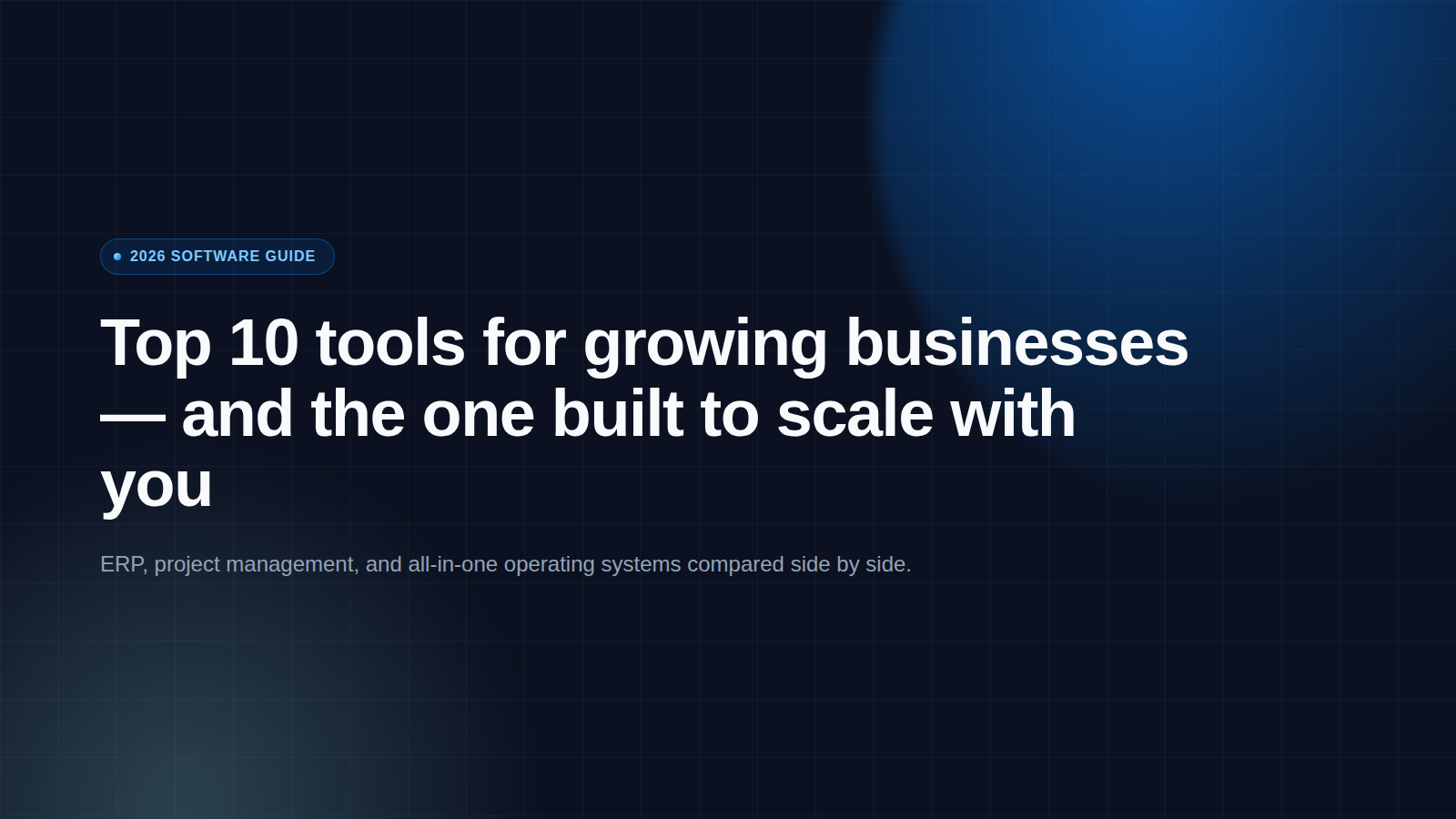 Enforcium business management software for growing companies