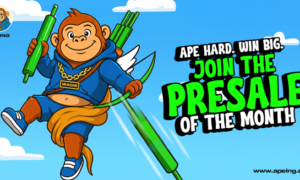 Apeing presale Stage 5 pricing alongside PEPE and Official Trump coin price movement