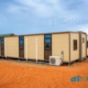 CHOMEX portable office building and mobile workspace commercial deployment