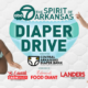 Landers Toyota team members loading donated diapers for the Spirit of Arkansas Diaper Drive in Little Rock