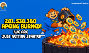 Apeing burns 281M tokens as Bitcoin holds $83K and Ethereum leads real-world asset adoption