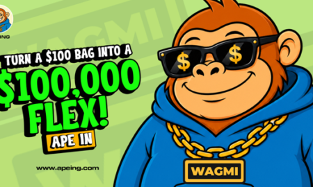 Shiba Inu price prediction chart alongside Apeing Banana Drop presale launch