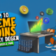 Top meme coins 2026 chart featuring Apeing presale, PEPE, BONK, and dogwifhat