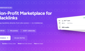 OpenBacklinks non-profit marketplace for buying and selling SEO backlinks