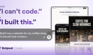 Botpool Create AI website builder for small businesses with human SEO expert support