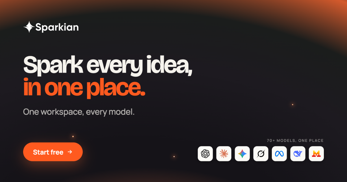 Sparkian Launches an AI Workspace, Giving Users Access to 70+ Leading Models in One Subscription